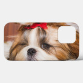 愛犬の子犬のカスタム写真 Case-Mate iPhoneケース (裏面 (横))