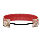 愛犬の子犬の写真カスタムパターン アスレチックヘッドバンド (裏面)