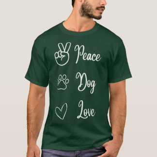 愛犬の平和 Tシャツ