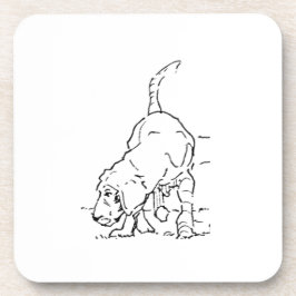 愛犬の思い出 ビーグルイラスト コースター