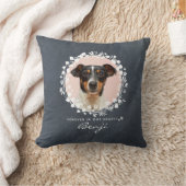 愛犬の思い出 メモリアルフォトリース クッション (ブランケット)