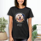 愛犬の愛犬の写真でペット記念碑 Tシャツ