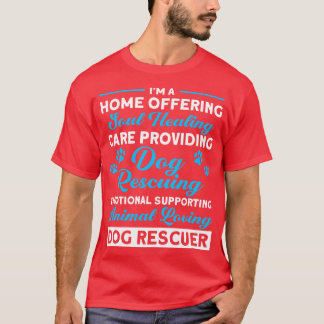 愛犬の救助犬を提供する家 Tシャツ