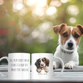 愛犬の日記念にカスタムメッセージを！犬のお父さんへ マグカップ