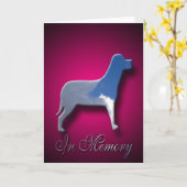 愛犬の死の悔やみや弔慰 カード (黄色い花)