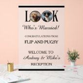 愛犬の結婚式フォト アクリルサイン (ウェディング)