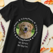 愛犬の記念撮影パーソナライズされたペット Tシャツ