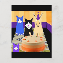 愛犬の誕生日 ポストカード