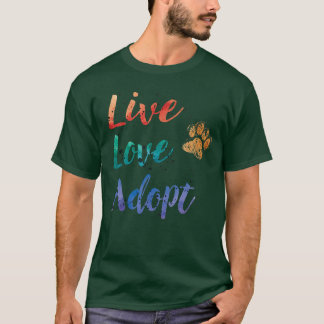 愛犬の贈り物を生きて守る Tシャツ
