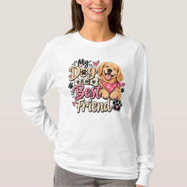 愛犬は最高の友達 | かわいい犬 Tシャツ