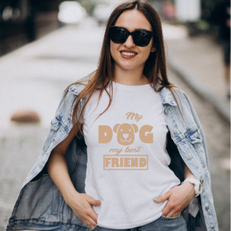 愛犬は最高の友達 ユニセックスTシャツ Tシャツ