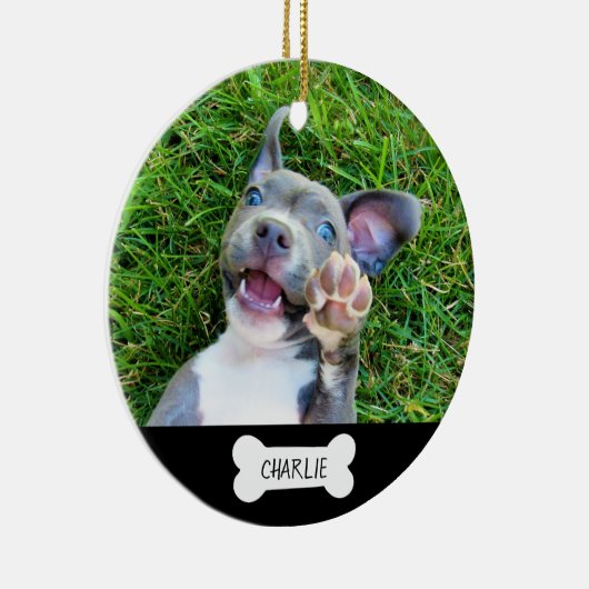 愛犬または猫の記念碑 セラミックオーナメント (右)