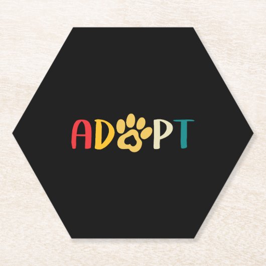 愛犬や猫を飼い、動物を愛で救う ペーパーコースター (正面)