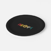 愛犬や猫を飼い、動物を愛で救う ペーパープレート (アングル)