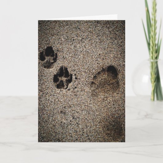 愛犬を亡くした時の同情カード カード (正面)