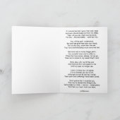 愛犬を亡くした時の同情カード カード (内部)