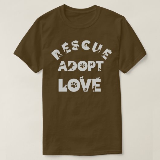 愛犬を助ける Tシャツ (デザイン正面)