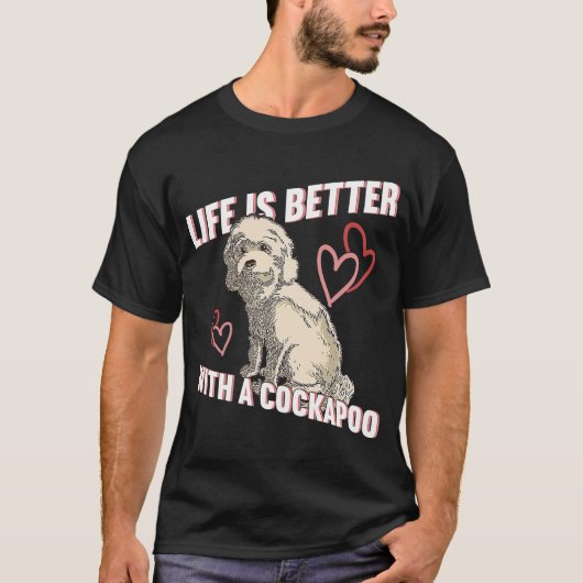 愛犬を連れて Tシャツ (正面)