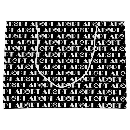 愛犬を飼う ラージペーパーバッグ (正面)