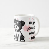 愛犬アートスタイル 犬好きのためのギフト コーヒーマグカップ (正面右)