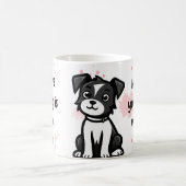愛犬アートスタイル 犬好きのためのギフト コーヒーマグカップ (中央)