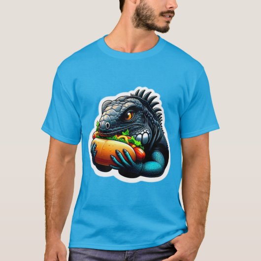 愛犬イグアナ3 Tシャツ (正面)