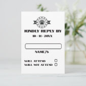 愛犬エレガントペット 出欠カード (スタンド正面)