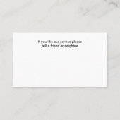 愛犬カラフルポーン名刺 名刺 (裏面)