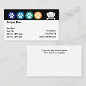 愛犬カラフルポーン名刺 名刺 (正面/裏面)