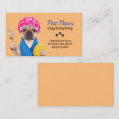 愛犬グルーミングサービス名刺 名刺 (正面/裏面)