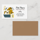 愛犬グルーミングサービス名刺 名刺 (正面/裏面)