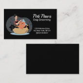 愛犬グルーミングサービス名刺 名刺 (正面/裏面)
