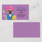 愛犬グルーミングサービス名刺 名刺 (正面/裏面)