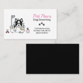 愛犬グルーミングサービス名刺 名刺 (正面/裏面)