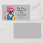 愛犬グルーミングサービス名刺 名刺 (正面/裏面)