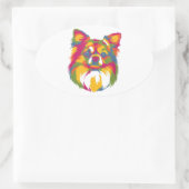 愛犬チワホアペット愛好家のための完璧な贈り物 楕円形シール (バッグ)