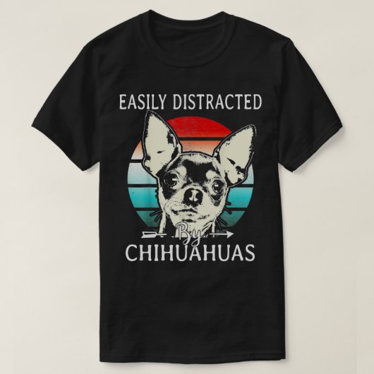 愛犬チワワ Tシャツ (デザイン正面)