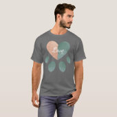 愛犬ハート犬パウ愛友達 Tシャツ (正面フル)