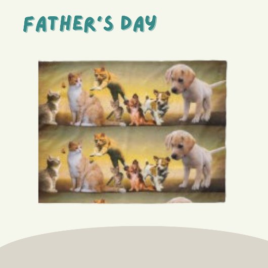 愛犬パターンかわいい品種の子猫 フリースブランケット