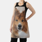 愛犬パーソナライズされたの愛人写真 エプロン (インサイチュ)