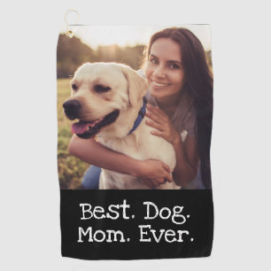 『愛犬パーソナライズされたの最高の母さんが黒人に ゴルフタオル