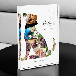 愛犬フォトコラージペットメモリアル フォトブロック