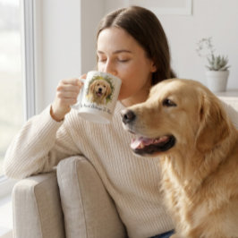 愛犬フォトマグ「私の心は」 コーヒーマグカップ