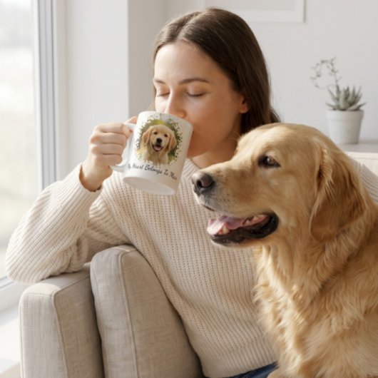 愛犬フォトマグ「私の心は」 コーヒーマグカップ