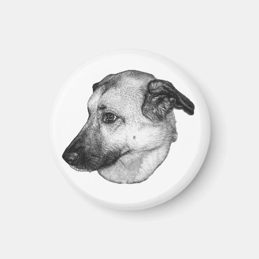 愛犬マグネット ナチュラルフォーカス マグネット (正面)