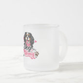 愛犬ママのマグ フロストグラスマグカップ (正面右)