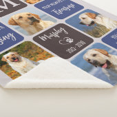 愛犬メモリアルカラーズモダン6枚の写真 シェルパブランケット (3/4)