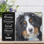 愛犬メモリアル記念キープサケ写真 フォトプラーク
