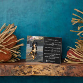 愛犬メモリアル　愛する記憶　ペットプレート フォトプラーク (側面)