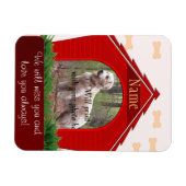 愛犬メモリアル – Red Dog House マグネット (横)